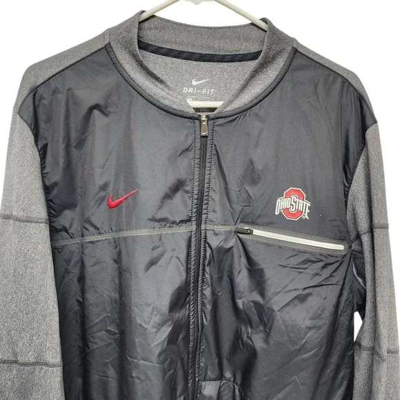 Nike Dri-Fit‎ Womens Ohio State Lightweight Jacket Size Large - Picture 2 of 12